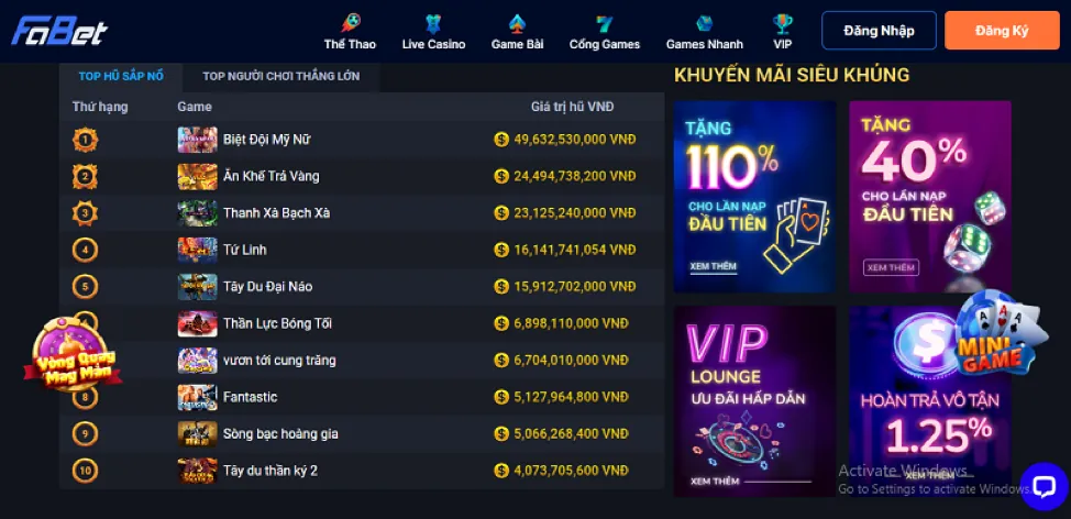 Zebet: Ra mắt trò chơi casino mới